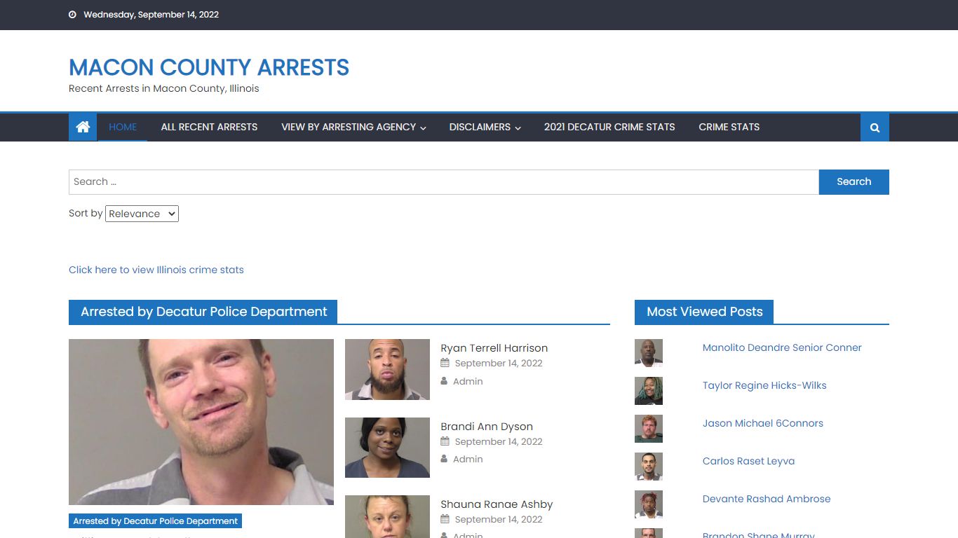 Home - Macon County Arrests